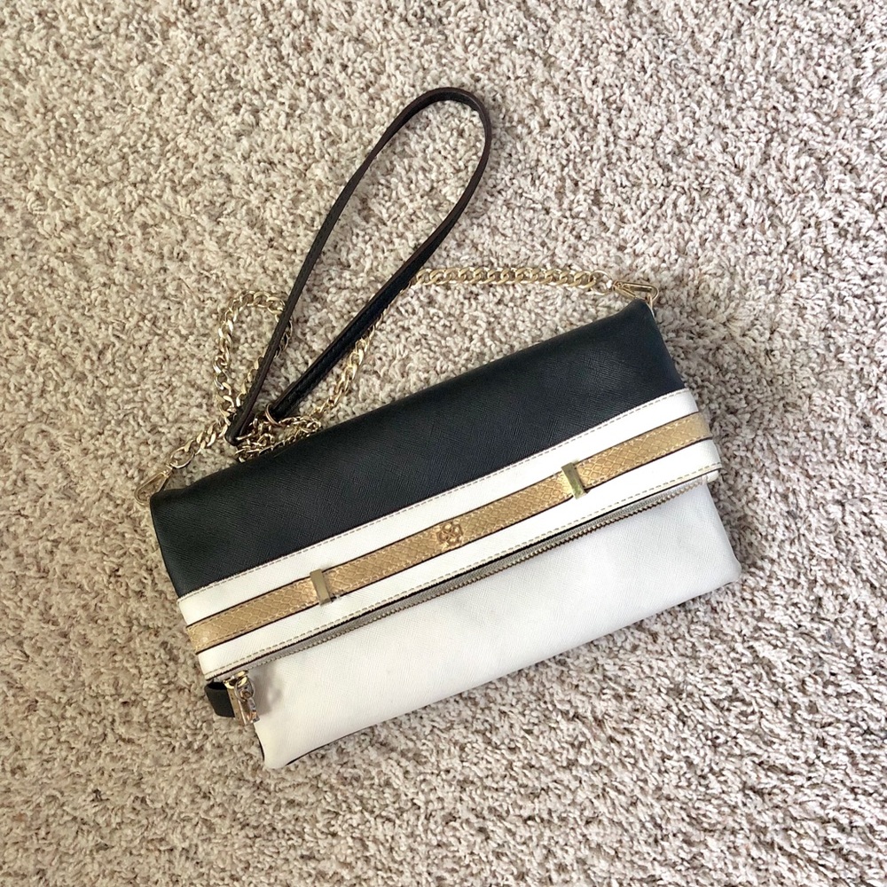 Ann Taylor Folding Envelope Oversize Clutch